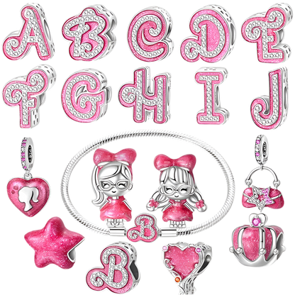 BARBIE Sterling Silver Love Charms