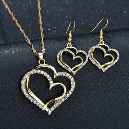 Heart Shaped Jewelry Set