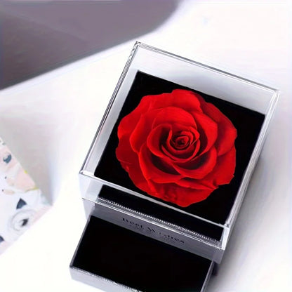 Elegant Infinity Heart Necklace With Luxury Rose Gift Box