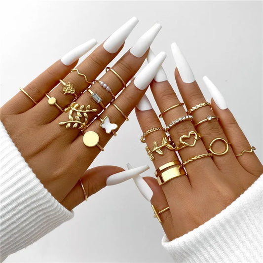 Vintage Rings Trendy Finger Jewelry