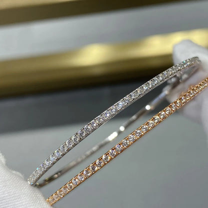 Moissanite Diamond Bangle