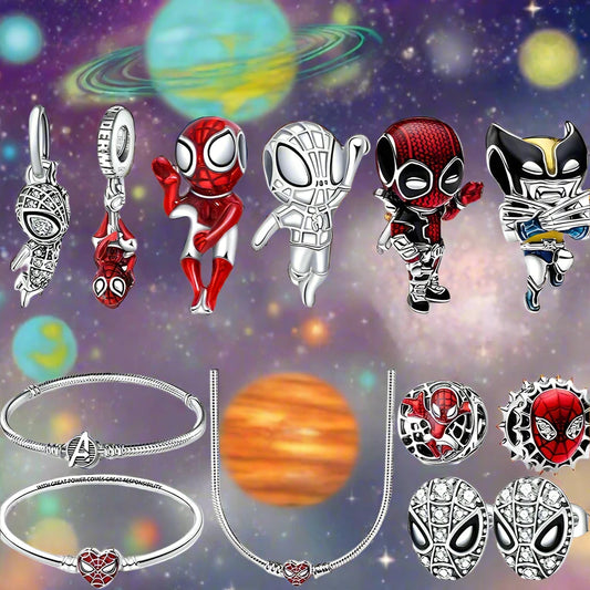 Marvel Sterling Silver Bracelet Charms