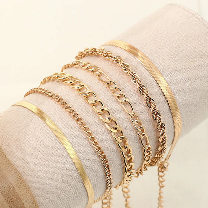 Chain Fashion Bracelet (6pcs Set)