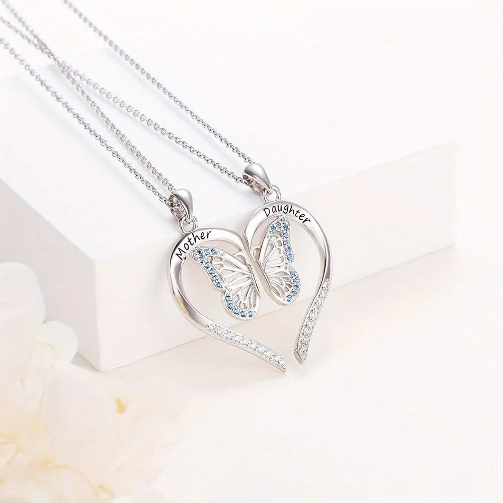 Mother-Daughter Matching Heart Necklaces (FREE On Us With Orders $50+)