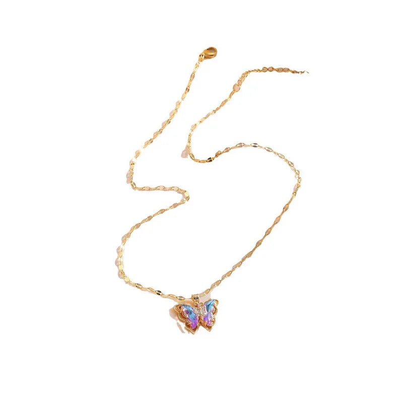 Luxury Butterfly Pendant Necklace