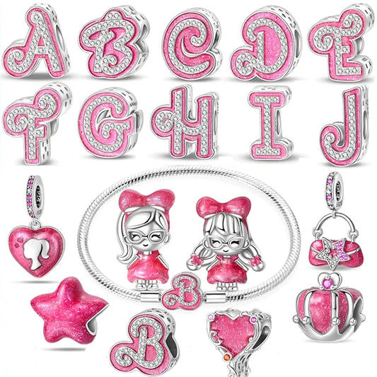 BARBIE Sterling Silver Love Charms