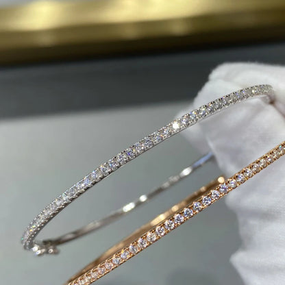 Moissanite Diamond Bangle