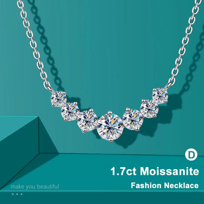 Elegant Moissanite  Diamond Necklace (FREE On Us With Orders $50+)