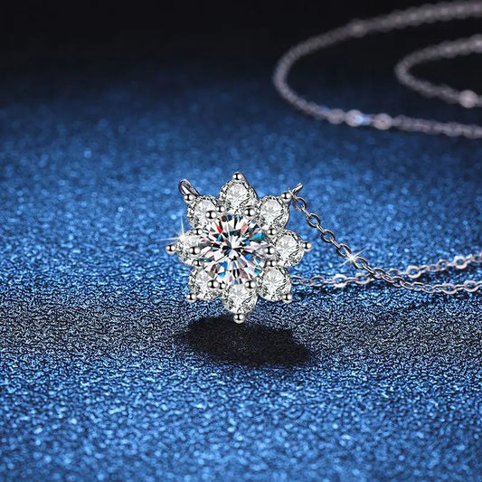 Luxury Sunflower Diamond Chain Necklaces (FREE On Us With Orders $50+)