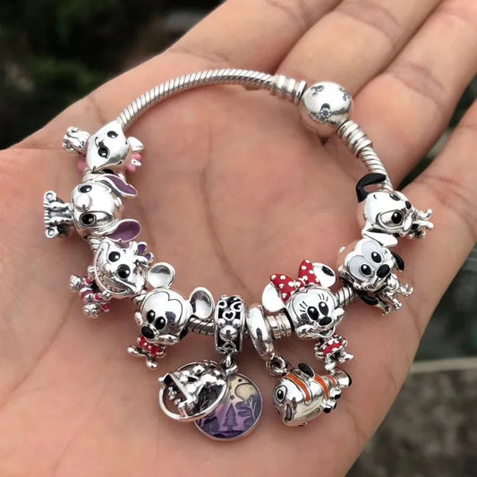 DISNEY Silver Charm Bracelet