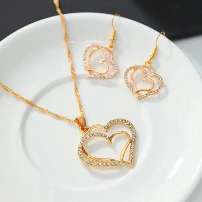 Heart Shaped Jewelry Set